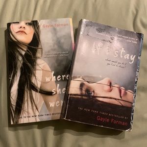 If I Stay and Where She Went by Gayle Forman - 2 Book Bundle